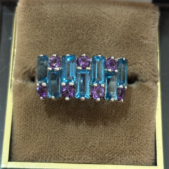 Michael Valitutti Jewelry - Michael Valitutti topaz and amethyst ring
